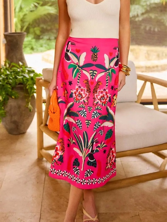 Avara Dresses & Skirts - NWT Avara Pink Printed Mini Skirt S